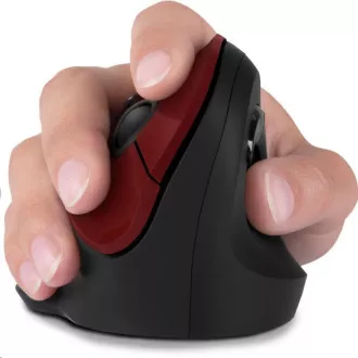 CONNECT IT FOR HEALTH ergonomiczna mysz pionowa (+ 1x baterie AA gratis), bezprzewodowa, czerwona CONNECT IT FOR HEALTH ergonomiczna mysz pionowa (+ 1x baterie AA gratis), bezprzewodowa, czerwona