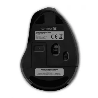 CONNECT IT FOR HEALTH ergonomiczna mysz pionowa (+ 1x baterie AA gratis), bezprzewodowa, czerwona CONNECT IT FOR HEALTH ergonomiczna mysz pionowa (+ 1x baterie AA gratis), bezprzewodowa, czerwona
