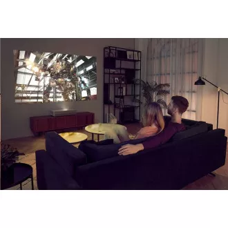 Projekcja laserowa Optoma TV CinemaX P2 (DLP, LASER, FULL 3D, UHD, 3 000 ANSI, HDMI, RJ45, głośnik 2x10W)