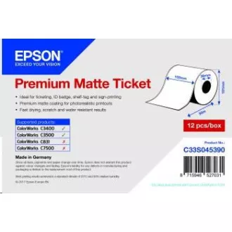 Epson rolka z paragonami / kuponami (bez końca), zwykły papier, 102 mm