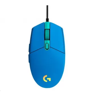 Logitech Gaming Mouse G102 Mysz do gier LIGHTSYNC drugiej generacji, USB, EER, niebieska Logitech Gaming Mouse G102 Mysz do gier LIGHTSYNC drugiej generacji, USB, EER, niebieska