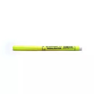 Zakreślacz Centropen 2532 żółta cylindryczna końcówka 1,8 mm