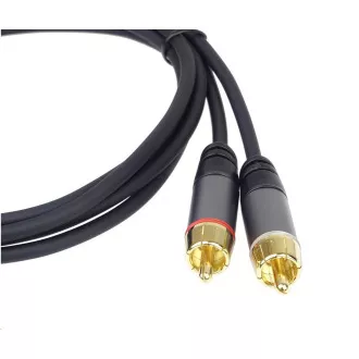 Kabel PREMIUMCORD, Jack 3.5mm-2xCINCH M/M 5m