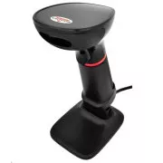 Czytnik 2D Virtuos CCD Virtuos HT-855A, USB, podstawka, czarny