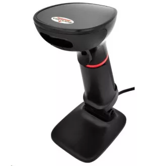 Czytnik 2D Virtuos CCD Virtuos HT-855A, USB, podstawka, czarny