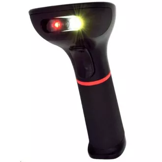 Czytnik 2D Virtuos CCD Virtuos HW-855A, bezprzewodowy, baza, USB, czarny
