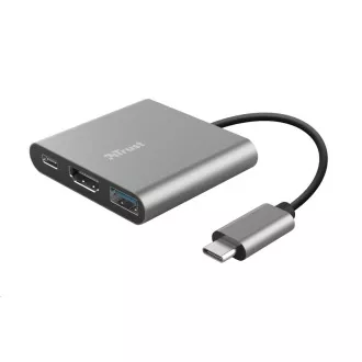 Adapter TRUST DALYX, 3 w 1, USB-C Adapter TRUST DALYX, 3 w 1, USB-C