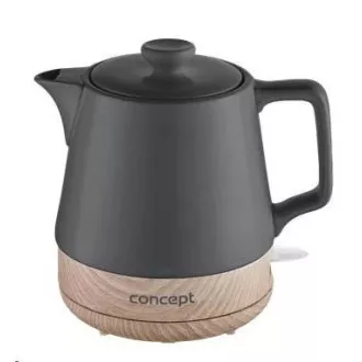 Concept RK0062 Czajnik ceramiczny 1,0 l, szary
