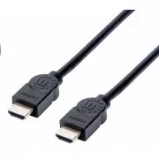 Kabel HDMI Manhattan, ARC, 3D, 4K@30Hz, ekranowany, 1,5 m, czarny