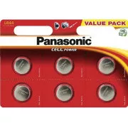 Bateria alkaliczna PANASONIC MICRO LR-44EL / 6BP 1,5V (blister 6szt.)