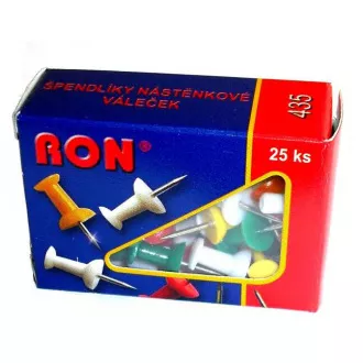 Wałki ścienne Pins Ron kolorowe 25szt Wałki ścienne Pins Ron kolorowe 25szt