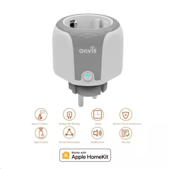 Gniazdo ONVIS Smart - HomeKit, Wi-Fi 2, 4 GHz Gniazdo ONVIS Smart - HomeKit, Wi-Fi 2, 4 GHz