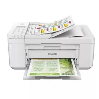 Drukarka Canon PIXMA TR4651 biało-kolorowa, MF (drukowanie, kopiarka, skanowanie, chmura), ADF, USB, Wi-Fi, Bluetooth - Używany