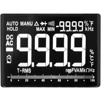 Multimetr cyfrowy Extol Premium 8831251, odwrócony wyświetlacz, True RMS, automatyczny wybór zakresu