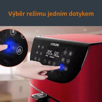 Cosori CP158-AF PREMIUM - frytownica na gorące powietrze 5,5 l 5x szaszłyki i grill. ruszt, czerwony Cosori CP158-AF PREMIUM - frytownica na gorące powietrze 5,5 l 5x szaszłyki i grill. ruszt, czerwony