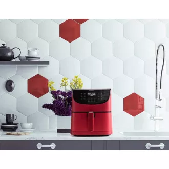 Cosori CP158-AF PREMIUM - frytownica na gorące powietrze 5,5 l 5x szaszłyki i grill. ruszt, czerwony Cosori CP158-AF PREMIUM - frytownica na gorące powietrze 5,5 l 5x szaszłyki i grill. ruszt, czerwony