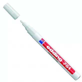 Marker Edding 751 lakier biały 1-2mm Marker Edding 751 lakier biały 1-2mm