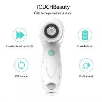 TOUCHBeauty 0759A Szczoteczka oczyszczająca 3w1 różowa TOUCHBeauty 0759A Szczoteczka oczyszczająca 3w1 różowa