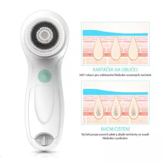 TOUCHBeauty 0759A Szczoteczka oczyszczająca 3w1 różowa TOUCHBeauty 0759A Szczoteczka oczyszczająca 3w1 różowa