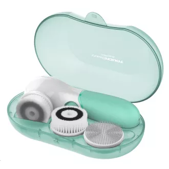 TOUCHBeauty 14838 3w1 Szczoteczka do oczyszczania twarzy zielona