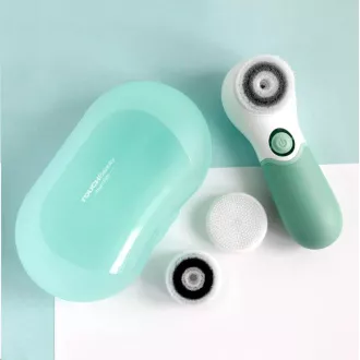 TOUCHBeauty 14838 3w1 Szczoteczka do oczyszczania twarzy zielona