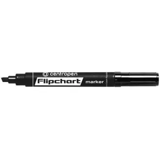 Marker Centropen 8560 do Flipchart czarny klin 1-4,6 mm