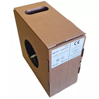 Kabel FTP LEXI-Net Cat5E, linka, podwójny PE PVC, czarny, 100m, pudełko Kabel FTP LEXI-Net Cat5E, linka, podwójny PE PVC, czarny, 100m, pudełko