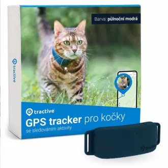 Tractive GPS CAT 4 LTE - lokalizacja i śledzenie aktywności dla kotów - midnight blue Tractive GPS CAT 4 LTE - lokalizacja i śledzenie aktywności dla kotów - midnight blue