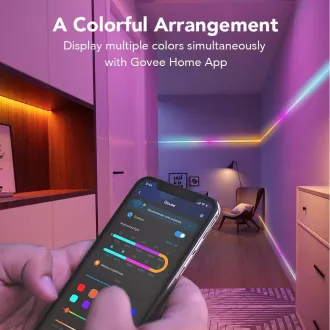 Govee WiFi RGBIC Smart PRO Taśma LED 10m - bardzo wytrzymała