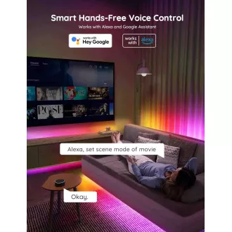 Govee WiFi RGBIC Smart PRO Taśma LED 10m - bardzo wytrzymała