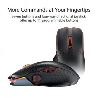 Mysz ASUS ROG CHAKRAM X, RGB, Bluetooth