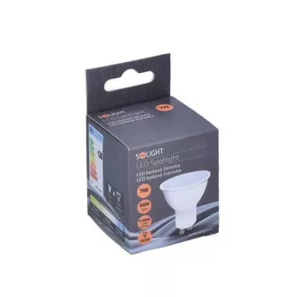 Żarówka LED Solight, spot, 7W, GU10, 6000K, 595lm, biała
