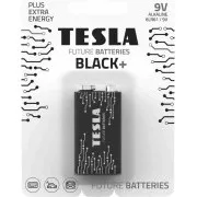 BATERIE TESLA 9V BLACK  (6LR61 / FOLIA BLISTER 1 SZT)