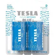 BATERIE TESLA D BLUE  (R20 / FOLIA BLISTER 2 SZT)