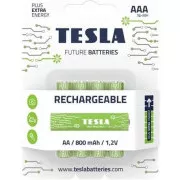 BATERIE TESLA AAA GREEN  RECHARGEABLE (HR03 / FOLIA BLISTER 4 SZT)