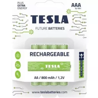 BATERIE TESLA AAA GREEN RECHARGEABLE (HR03 / FOLIA BLISTER 4 SZT) BATERIE TESLA AAA GREEN RECHARGEABLE (HR03 / FOLIA BLISTER 4 SZT)