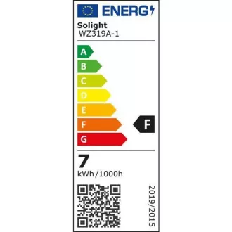 Żarówka LED Solight, spot, 7W, GU10, 4000K, 595lm, biała