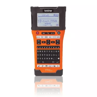 Przenośna drukarka etykiet BROTHER PT-E550WNIVP, Wi-Fi, LCD, 7 linii
