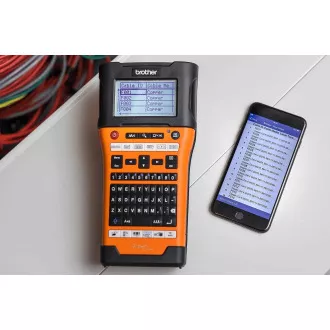 Przenośna drukarka etykiet BROTHER PT-E550WNIVP, Wi-Fi, LCD, 7 linii