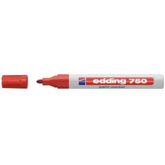 Marker Edding 750 lakierowany czerwony 2-4mm Marker Edding 750 lakierowany czerwony 2-4mm