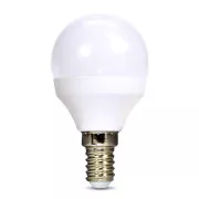 Żarówka LED Solight, miniglob, 6W, E14, 3000K, 510lm, biała