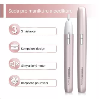 TOUCHBeauty 2035 Tarka do manicure i pedicure 3w1