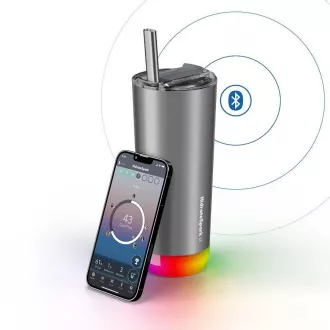 HidrateSpark Pro Tumbler - Inteligentna butelka hydracyjna, 592 ml, stal nierdzewna HidrateSpark Pro Tumbler - Inteligentna butelka hydracyjna, 592 ml, stal nierdzewna
