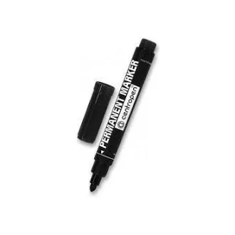 Marker Centropen 8566 permanentny czarny końcówka cylindryczna 2,5 mm