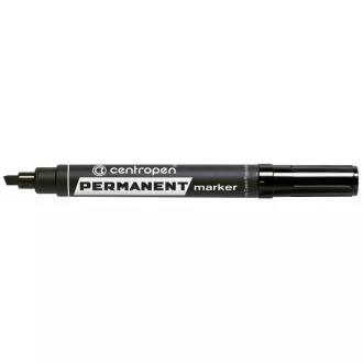 Marker Centropen 8576 permanentny czarny końcówka klinowa 1-4,6mm