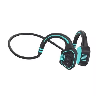 EVOLVEO BoneSwim MP3 16GB słuchawki bezprzewodowe, kości policzkowe, niebieskie - Rozpakowany