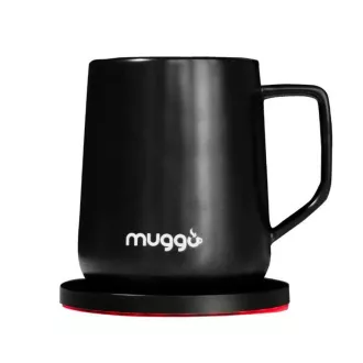 Inteligentny kubek podgrzewany Muggo QI - czarny