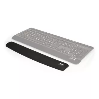 Żelowa podkładka pod klawiaturę PORT, czarna Żelowa podkładka pod klawiaturę PORT, czarna