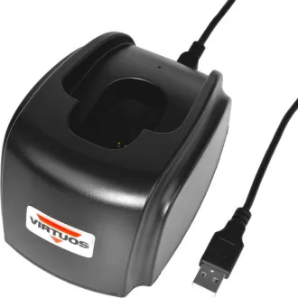 Czytnik CCD Virtuos HW-311A, bezprzewodowy, baza USB, czarny