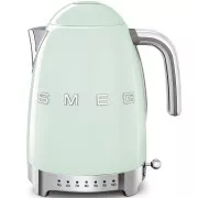 Czajnik elektryczny Smeg KLF04PGEU, 1, 7 l (7 filiżanek), 2400 W, styl lat 50-tych, regulacja temperatury, 7 programów, pastelowa zieleń